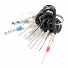11pcs Terminal Removal Tool Kit Wiring Connector Pin Release Extractor (Kit de démontage de bornes)