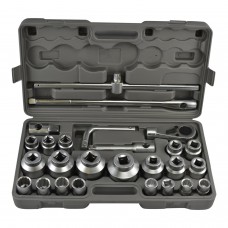 26 PIECES LARGE BIG HEAVY DUTY TRUCK SIZE SOCKET WRENCH TOOL SET FROM 21MM TO 65MM CAR TOOLS  58.00 euro - satkit