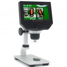 3,6mp Hd Digital Microscope With 4,3&Quot; Screen And Height Adjustable Metal Stand