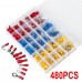 480pcs Insulated Terminals Electrical Crimp Connector Butt Spade Set 30 Different Types CAR TOOLS  11.99 euro - satkit