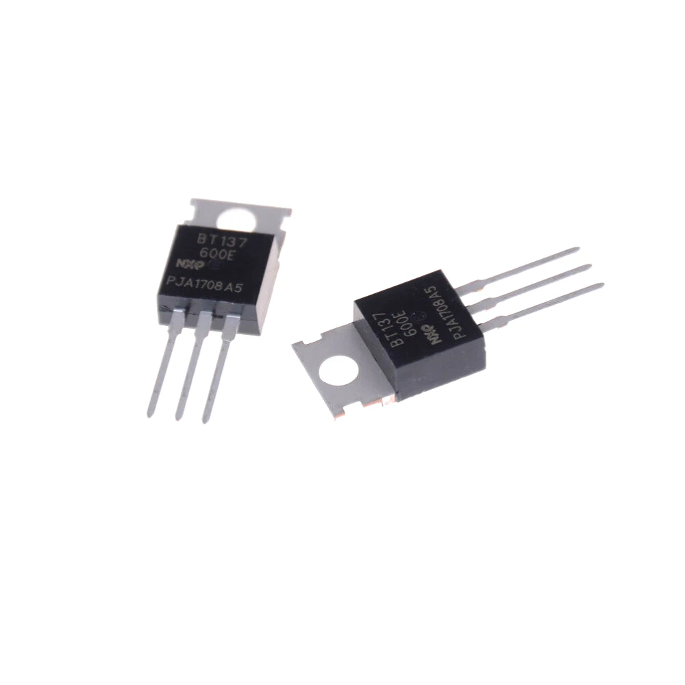Componente electrónico BT137-600E Triac 8A 600V pack 5 satkit