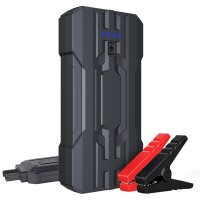 Jumpstarter S301 8000mAh Car Battery Jump Starter - Compact, sûr et avec des pinces intelligentes et une lampe de poche LED SOS Jumpstarter S301 8000mAh Car Battery Jump Starter - Compact, sûr et avec des pinces intelligentes et une lampe de poche LED SOS