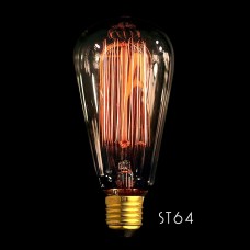 St64 Verticale Filament E27 Ampoule 40w Edison Vintage Décoratif Industrielle