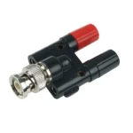 Adaptateur BNC mâle vers 2 prises femelles 4mm AD4246 Amass