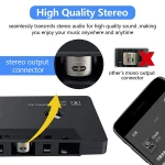 Adaptador de casete bluetooth para coche en caja de presentación