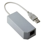 Adaptateur réseau USB 2.0 Nintendo Wii pour une connexion filaire rapide et stable