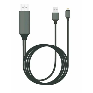 Adaptateur Lightning vers HDMI pour iPhone - câble HDTV Apple compatible iOS