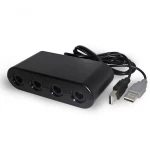 Adaptateur manettes GameCube pour Nintendo Wii U et PC compatible Super Smash Bros