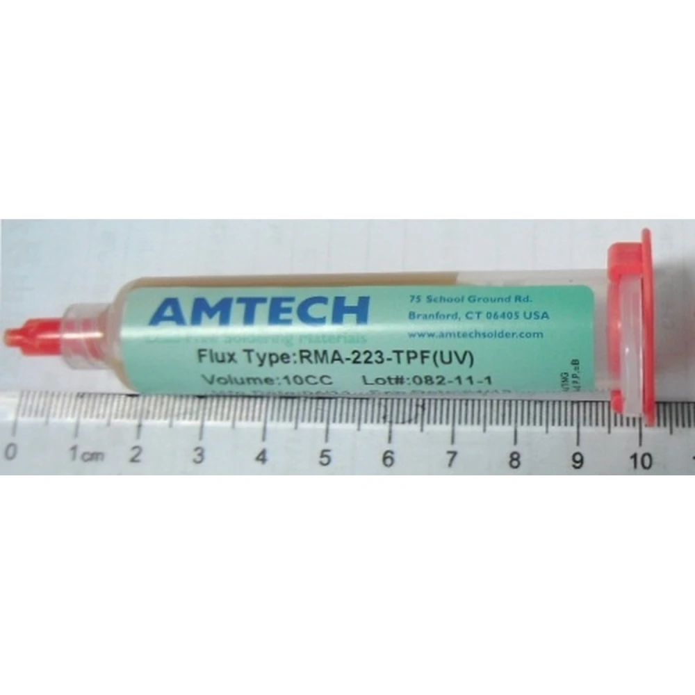 Amtech RMA-223-TPF(UV) flux de soudure 10cc pour soudure électronique professionnelle