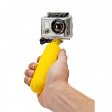 Aquatic Handheld Pole Arm Monopod Yellow Adapter For Gopro Hd Hero 4,3,2,1 And Sj4000 And Compatible