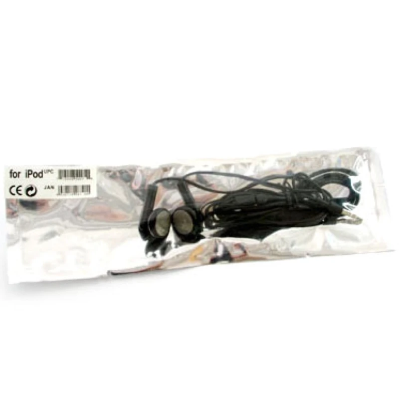 Écouteurs pour iPod noirs avec son de haute qualité