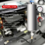AUTOOL C100 nettoyeur d'injecteurs essence avec adaptateurs pour voiture