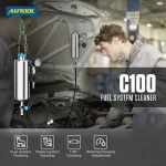 AUTOOL C100 nettoyeur d'injecteurs essence avec adaptateurs pour voiture