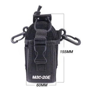 Baofeng MSC-20E housse walkie-talkie en nylon résistant et confortable