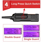 Baofeng UV9R Plus talkie-walkie longue portée avec 160 canaux VHF/UHF