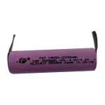 Batterie 18650 2000mAh avec languette à souder - Haute capacité et durabilité