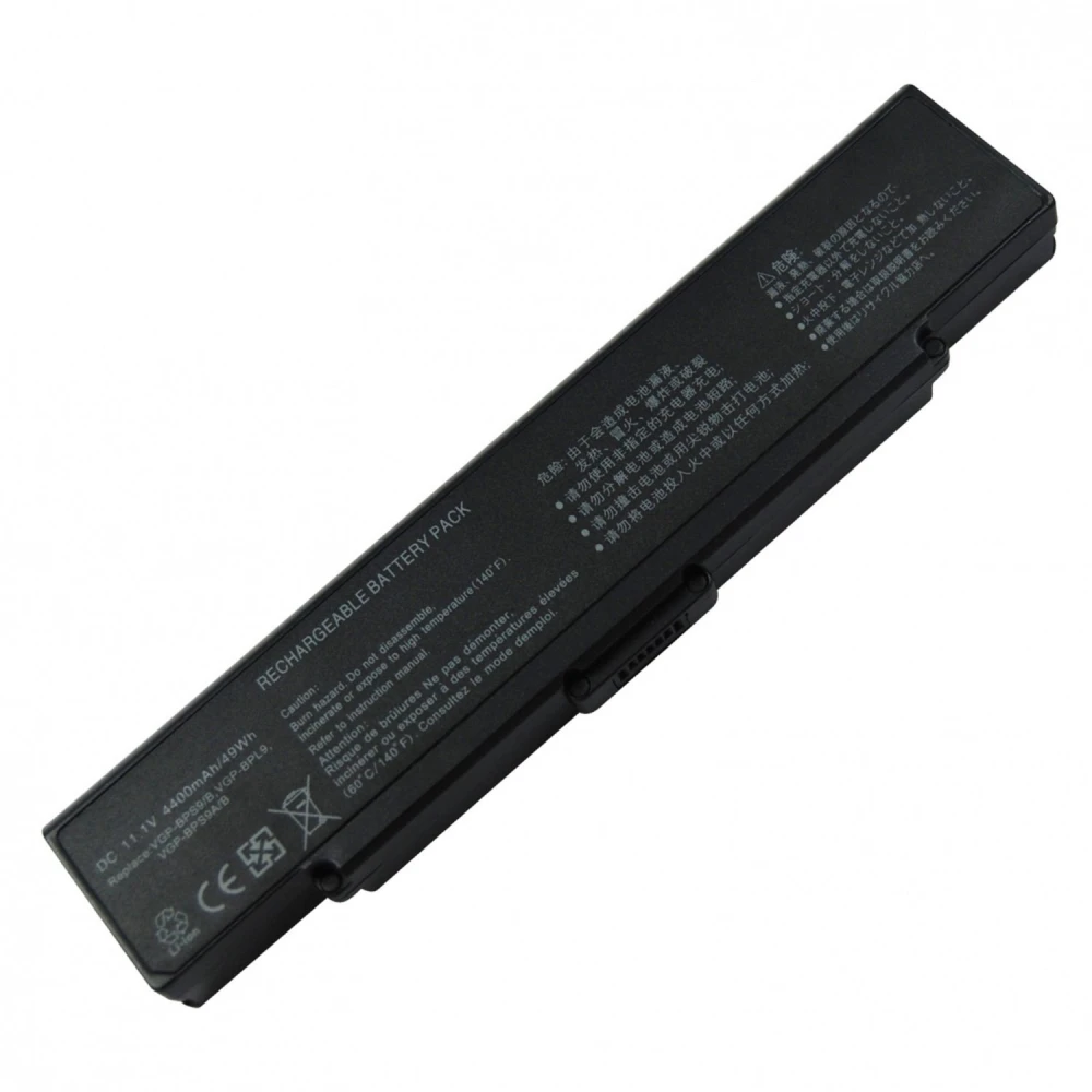 Batterie 5200 mAh pour Sony VGP-BPS9 compatible avec de nombreux modèles Sony Vaio