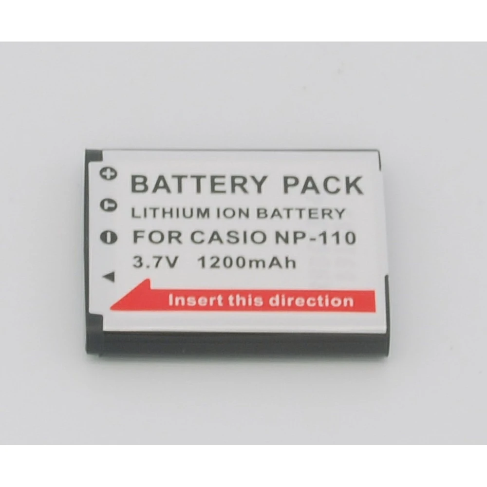 Batterie compatible Casio CNP110 NP-110 pour appareils photo numériques