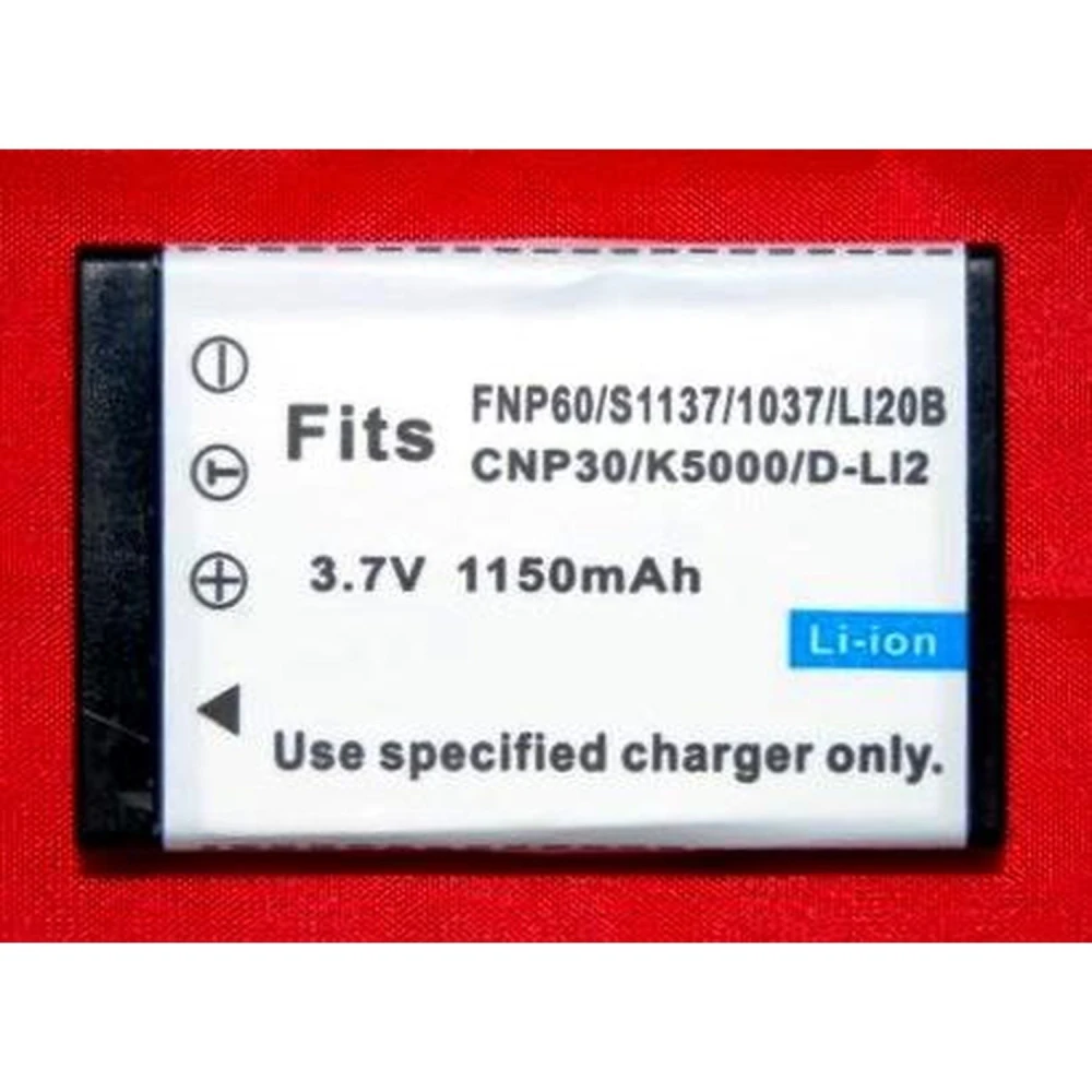 Batterie compatible Casio NP-30 - Remplacement Li-Ion 3.6V 1150mAh pour appareils photo