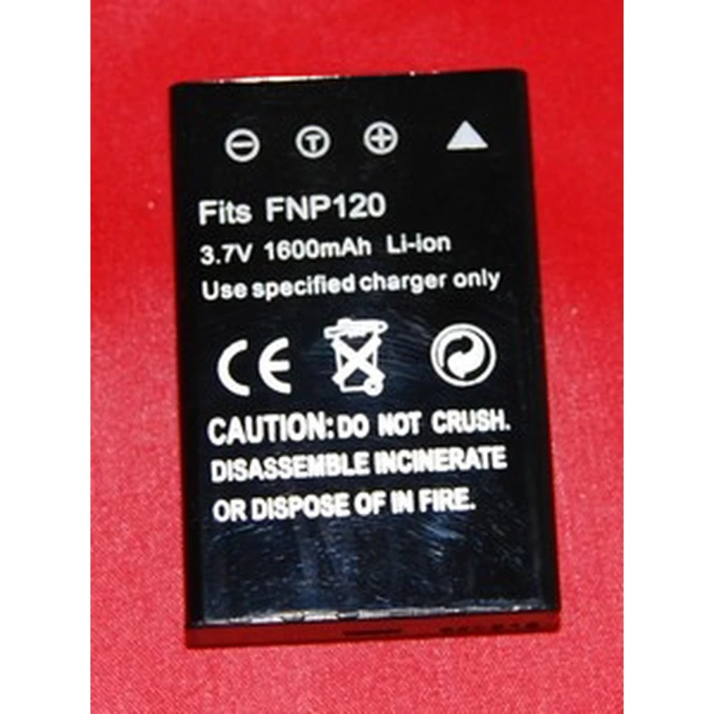 Batterie compatible Fuji NP-120 pour appareils photo numériques Fuji, Pentax et Ricoh