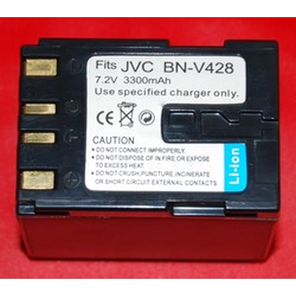 Batterie compatible JVC BN-V428 7.2V 3300mAh pour caméscopes JVC
