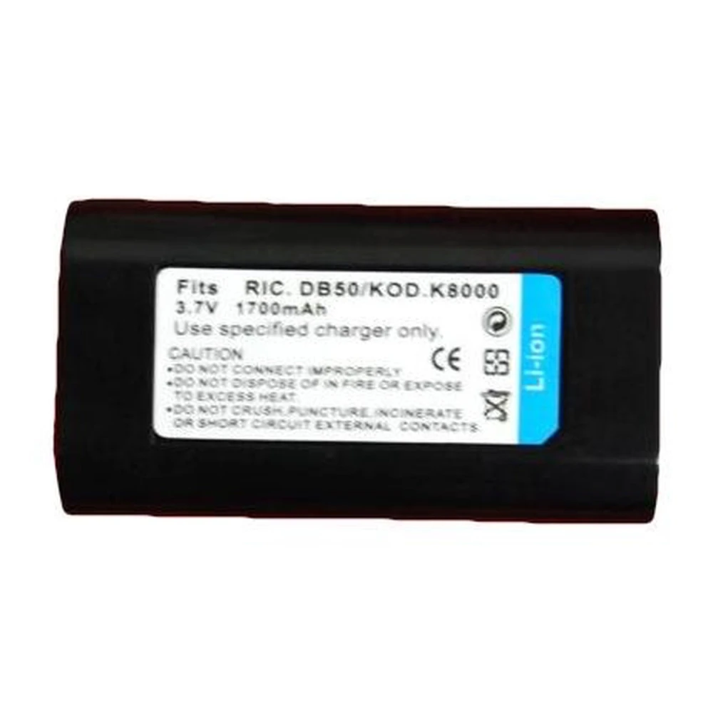 Batterie compatible Kodak KLIC-8000 pour appareils photo Kodak et Ricoh