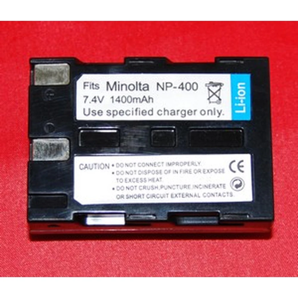 Batterie compatible Minolta NP-400 pour appareils photo et caméscopes
