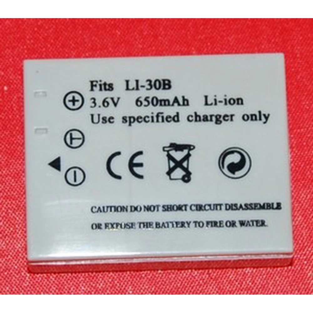 Batterie compatible Olympus LI-30B pour appareils photo numériques Olympus