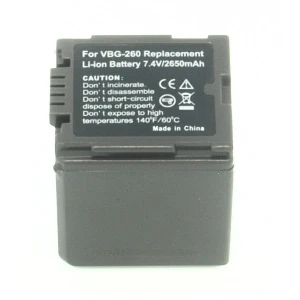 Batterie compatible Panasonic VW-VBG260 pour caméras numériques et caméscopes