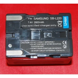 satkit Batterie compatible Samsung SB-L220 pour appareils photo et caméscopes