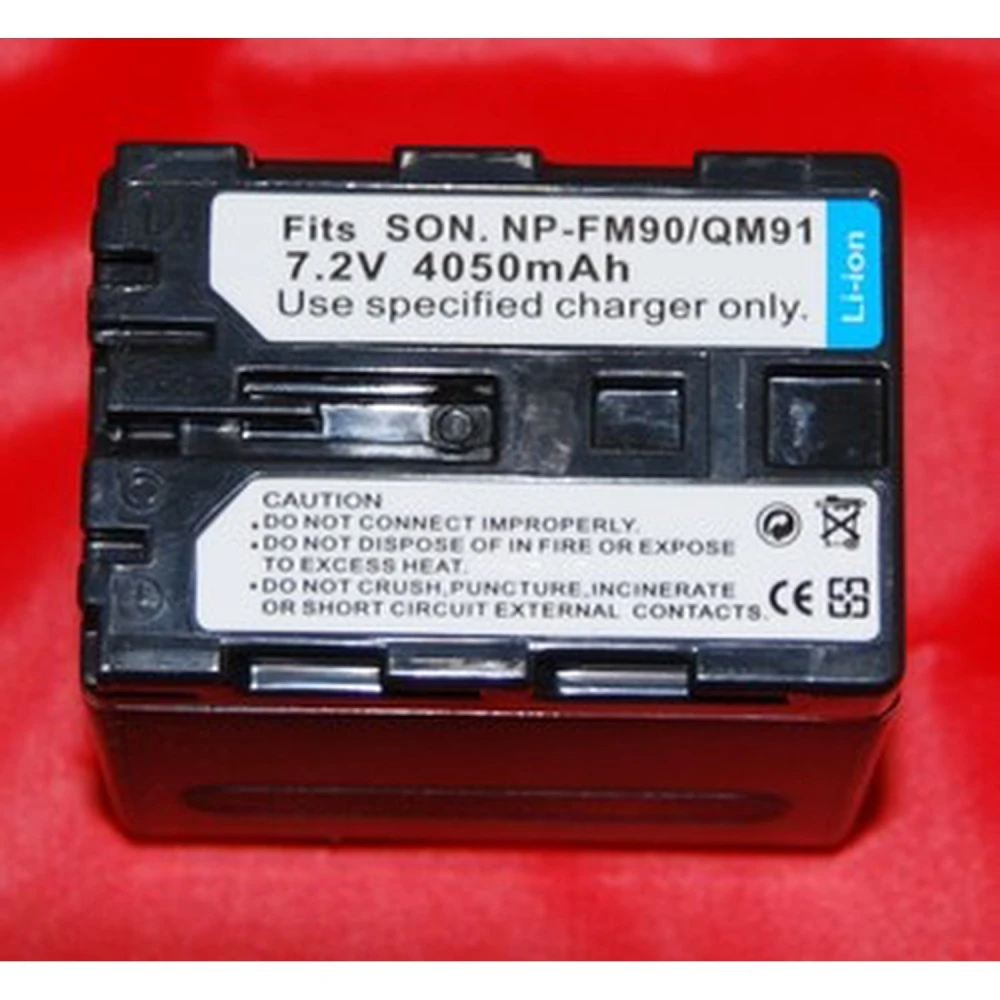 Batterie compatible Sony NP-FM90 QM91 pour caméscopes et appareils photo numériques