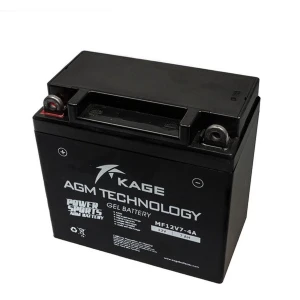 Batterie gel moto YB7-A KAGE AGM 12V 7Ah compatible avec plusieurs modèles