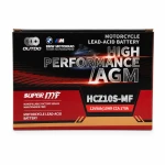 Batterie Moto AGM 12V 9Ah OUTDO HCZ10S-MF - Compatible Yuasa YTZ10S(-BS) / GTZ10S / ETZ10S