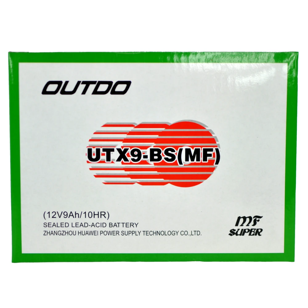Batterie moto UTX9A YTX9-BS gel haute performance et longue durée