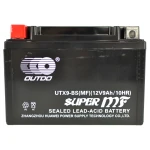 Batterie moto UTX9A YTX9-BS gel haute performance et longue durée