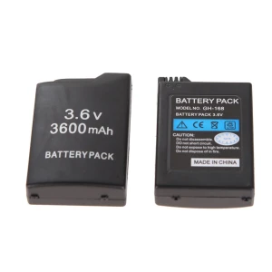 Batterie pour Sony PSP 3600 mAh - Batterie de remplacement haute capacité pour PSP