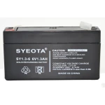 Batterie plomb rechargeable 6V 1.3Ah pour alarmes intrusion et incendie SY6V1.3