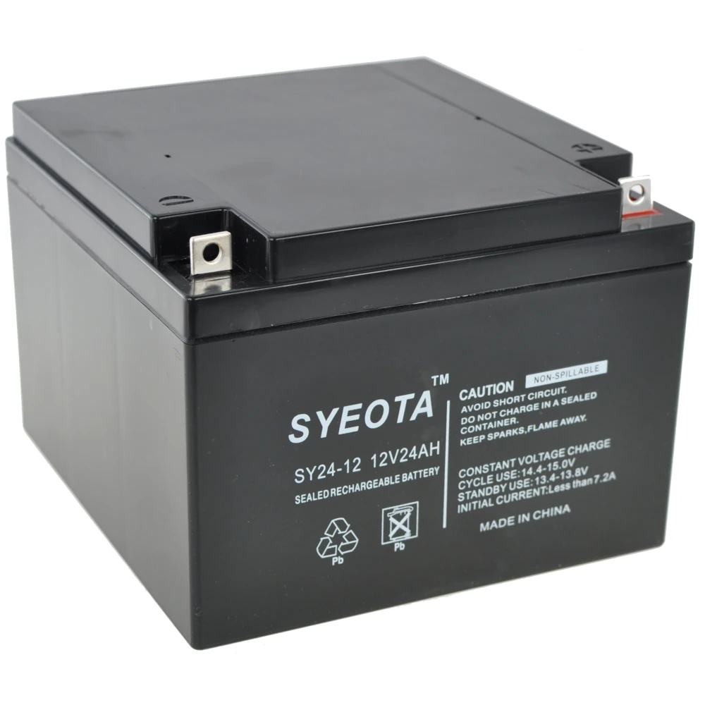 Batterie plomb étanche 12V 24Ah SY24-12 rechargeable