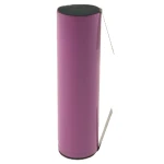 Pila recargable 18650 2600mAh con lengüeta para soldar en mano