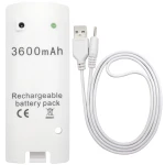 Batterie rechargeable 3600mAh pour manettes Wii - Puissance et autonomie