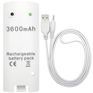 Batterie rechargeable 3600mAh pour manettes Wii - Puissance et autonomie