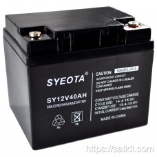 Batterie Au Plomb À Gel Sy12v/40ah Sy40-12