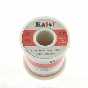 Fil d’étain 0,6 mm 150 g Kaisi pour travaux de soudure électronique