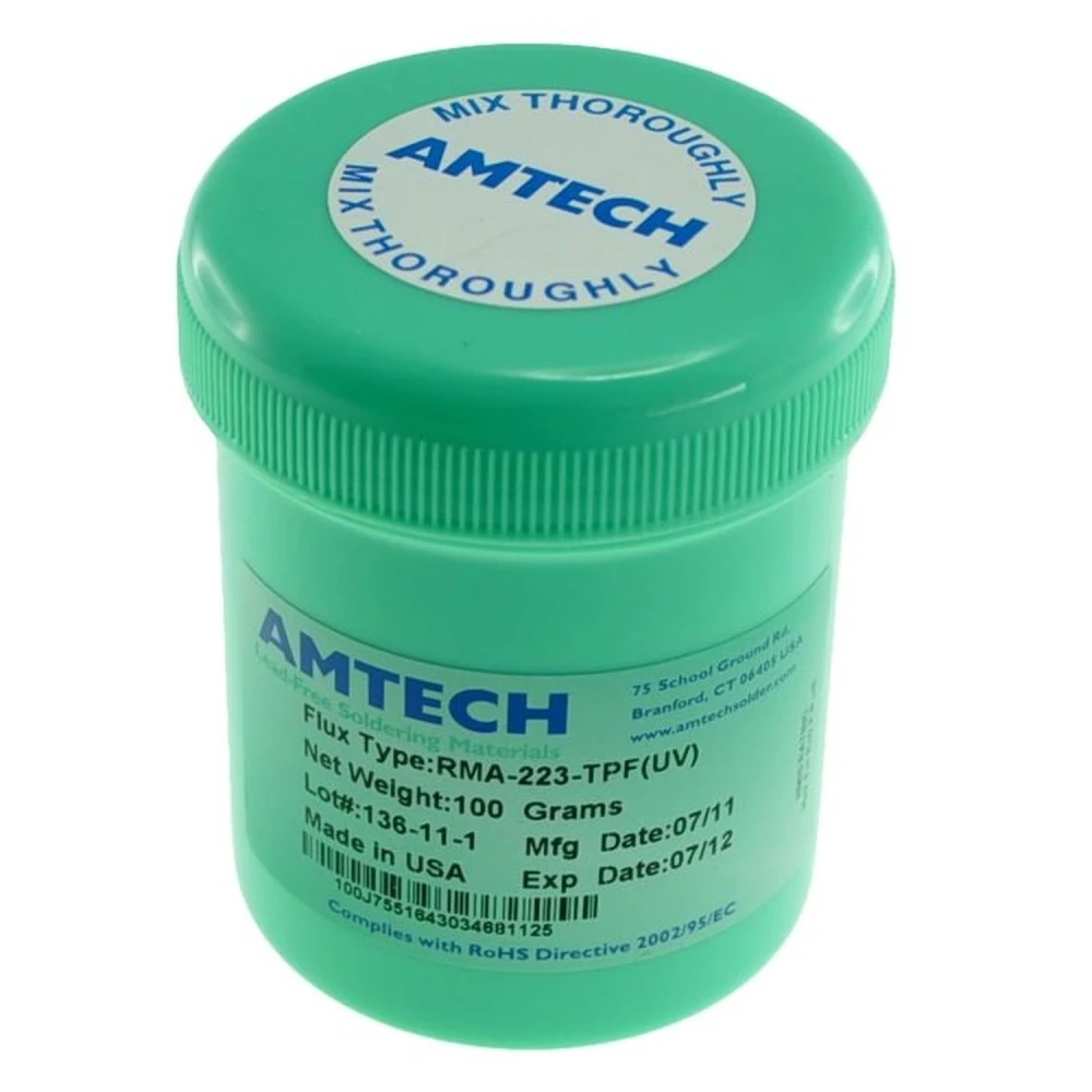 Pot 100cc Amtech RMA-223-TPF(UV) Solder Flux pour soudure électronique