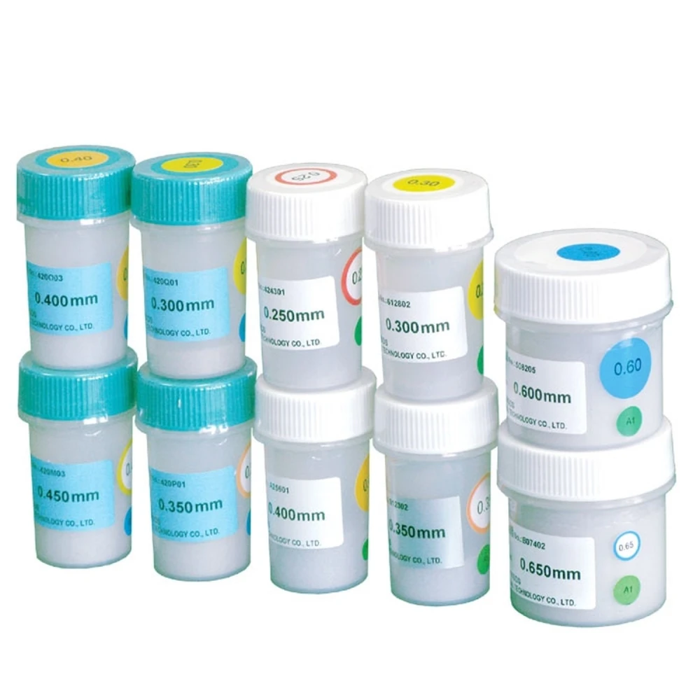 Billes d’étain au plomb 0,76mm 25 000 unités pour soudure professionnelle