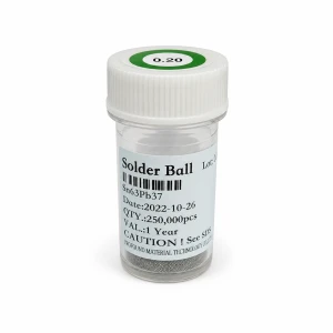 Pot billes à souder avec plomb 0,20mm 250.000 unités pour soudure BGA