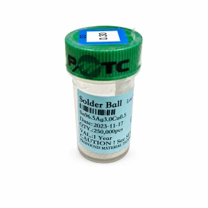 Pmtc Pot billes à souder sans plomb 0,30mm 250.000 unités pour soudure BGA