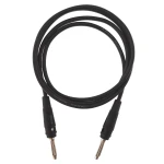 Cable de prueba banana macho a macho 4mm 1m color negro para medición electrónica
