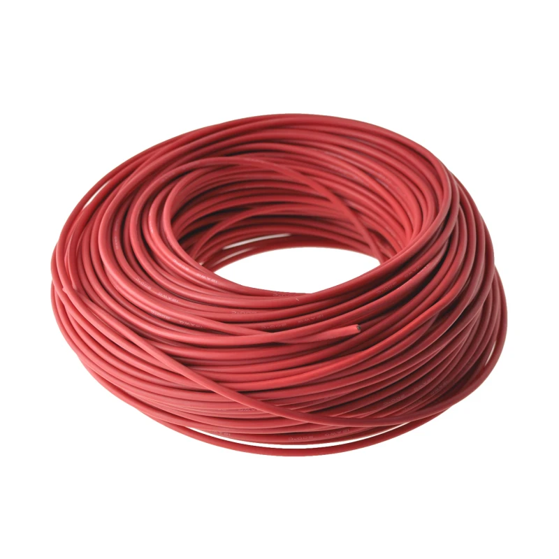 Câble flexible en silicone 12AWG résistant jusqu’à 200º et 600V rouge