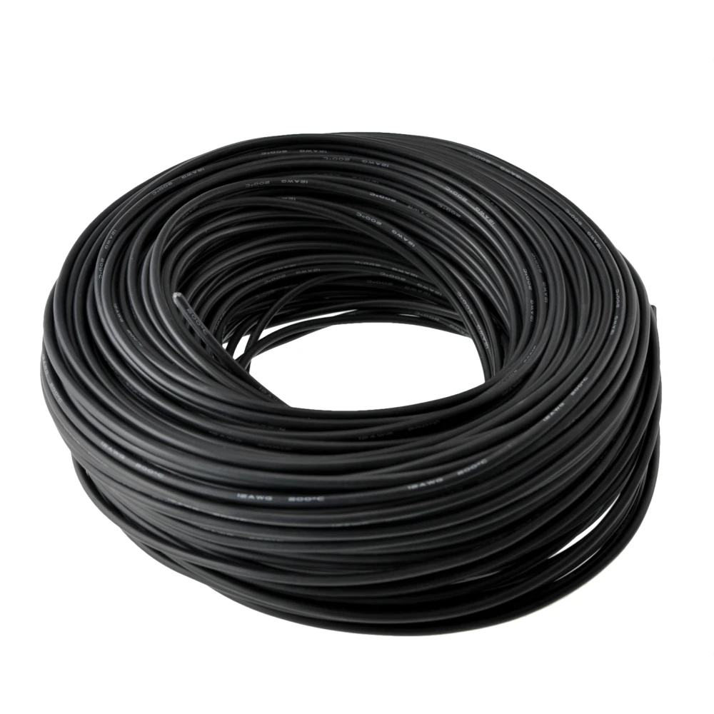 Câble flexible en silicone 12AWG résistant jusqu’à 200º et 600V pour usage professionnel